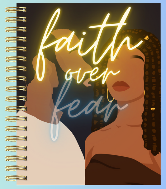 Faith Over Fear Hyperlinked Digital Diary/Planner